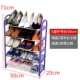 Mini hình thang dài 40-503-4-5 giày lưu trữ nhiều lớp Giày đơn giản kệ 506060 tăng chiều cao bốn lớp kinh tế - Kệ mẫu kệ treo tường