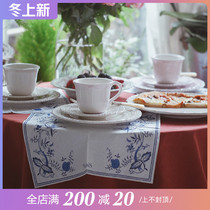 Planting love box Vientiane floating map napkin American pastoral ins table paper towel household placemats 20 pieces bag