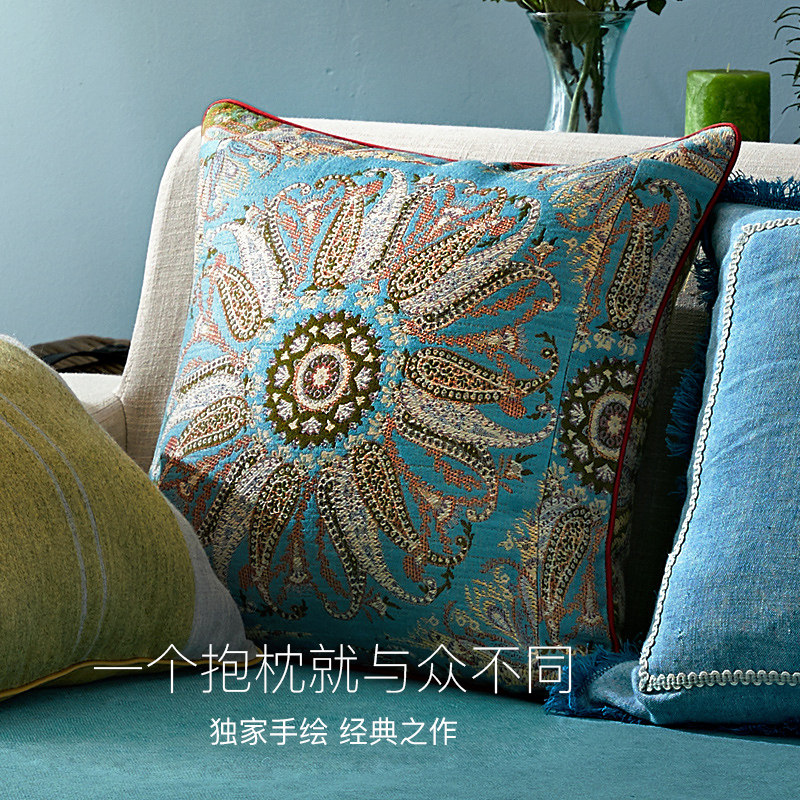 Plant Love Box Rose Eyes Hug Pillow Bohemian Sofa Leaning Pillow Spring Summer Waist Pillow Backrest Pillow Light Extravagant Custom Design