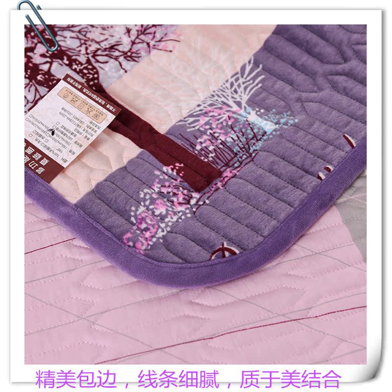 Lannafi AB phiên bản trải giường A nhung pha lê B cotton ba mảnh set 1,5m ấm áp mùa đông trải giường 0,9m bộ ga giường đẹp