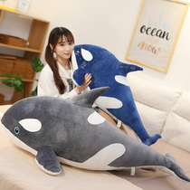 Cartoon killer whale plush toy killer whale doll pillow bed Doll Boy Doll Boy Doll Boy sleep hug
