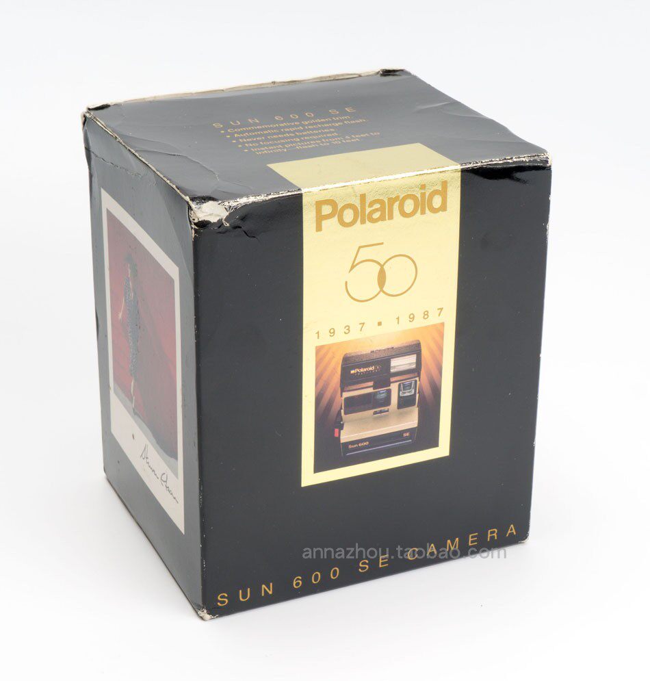 Polaroid Sun600 SE Pauli comes to the company's 50-year golden special commemorative version of the box to say the full set