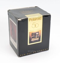 Polaroid Sun600 SE Pauli comes to company 50 Anniversary Golden Special Memorial Box says full set