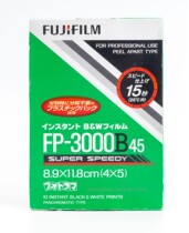 FUJI Fuji FP-3000B45 FP-100B45 FP-100B45 4X5 4X5 and white ripping sheet black and white Once imaging phase paper