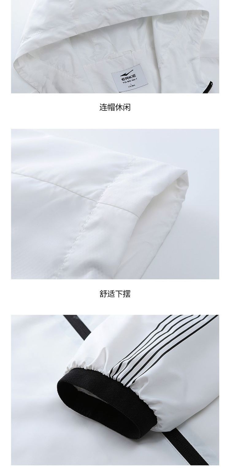 Áo khoác nam Hongxing Erke 2019 hè mới đơn giản mỏng thể thao giản dị áo sơ mi cardigan áo khoác nam - Áo khoác thể thao / áo khoác áo khoác reebok
