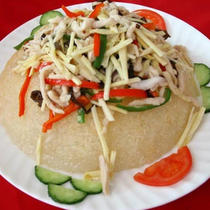 Hotel big round pot and rice FCL Hotel gear special dishes Catering glutinous rice pot and rice handmade semi-finished products