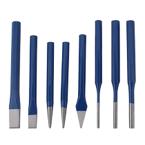 Cylindrical punch center punch tip punch fitter drilling center positioning punch alloy chisel punch set