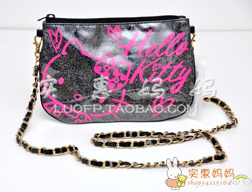Shanghai Spot Japan Straight sent Hello Kitty limited amount of super cool bag to carry bag satchel