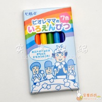 Shanghai Spot Japan Straight Flowers King 7 Color Washable Wax Pen Oil Painting Stick