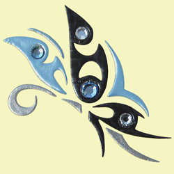 Shanghai Spot Japan Direct sends high-time painted butterfly drill with phone sticker drill