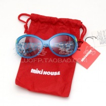 Shanghai Spot Japan Straight sent mikihouse blue small flowers baby anti-ultraviolet sunglasses