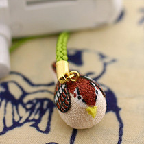 Import special price spot Japanese straight delivery day style and wind crepe silk magpie bird mobile phone chain