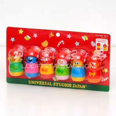 Shanghai spot Japan direct to Universal Studios Christmas limited Sesame Street Emo seal