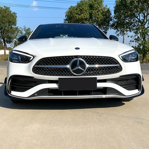 22 Mercedes -Benz New C200L Modified AMG Передняя и задняя ветровая нож C260L Передняя лопата передняя губа W206 Декоративная полоска Fog Light Light