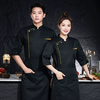 Черный топ + фартук