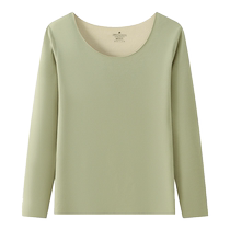 Thermal underwear womens winter suit inner wear plus velvet thickening heating bottoming shirt autumn clothes autumn trousers inner wear top