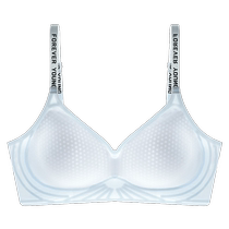 Ultra-thin ice silk seamless underwear for women with small breasts no rims auxiliary breasts anti-sagging summer cool and beautiful back bra