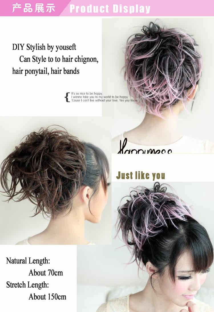 Extension cheveux - Chignon - Ref 238688 Image 7