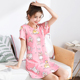 Các tay mùa hè mới womens pajama pajama sasleep tăng váy mùa hè chói tai váy vest cotton womens quần áo về nhà.