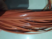 Коричневый темный мелкий плоский ротан