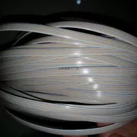 Черно -розовый плоский ротан