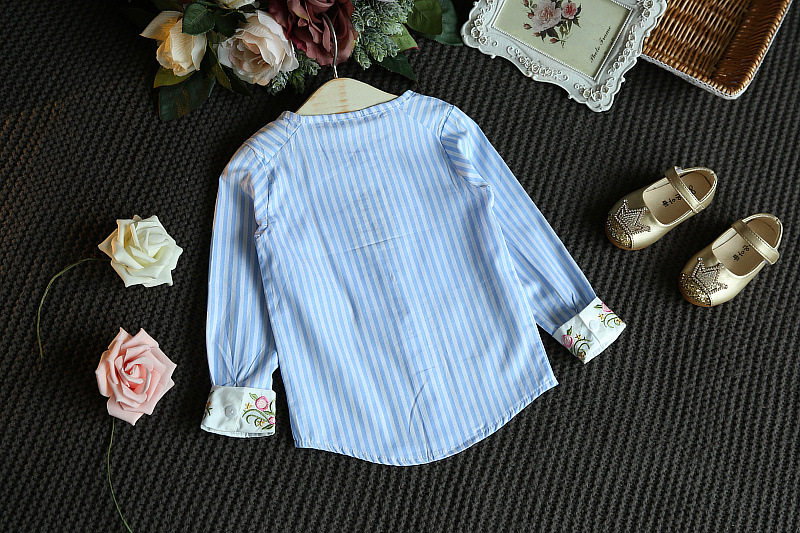 Chemise fille à manche longue - Ref 2086634 Image 9