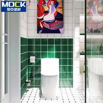 Nordic Ink Green Plaid Bread Brick Kitchen Toilet Wall Brick 300x600 Bathroom balcony Ikea tile