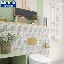 Fa-style retro antique wall paper small flower brick toilet tile bathroom Kitchen Wall Brick Toilet Balcony Flower floor tiles