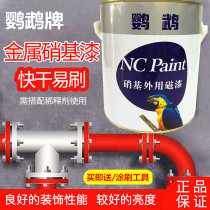 Nitro paint antirust paint anticorrosive paint color steel tile refurbished paint steel flowing bottled quick-drying paint