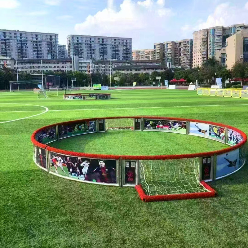 Double Football Battle Football Fence Mini Cage Round Fence Fun Bullfighting Football Goal