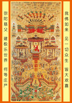 Custom Western Extreme Lean World Solemn Portrait Portrait Photographic Paper Plastic-plastic Statue Buddha painting bifacial printing junction edge