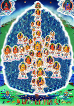 Customized thirty-five Buddha portraits Tantric Thangka pictures decorative paintings photo paper printing double-sided plastic sealing