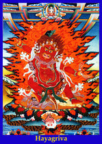 Custom Ma head Ming King portrait Photo paper Plastic Thangka Buddhist Tantric Buddha painting Ma head King Kong