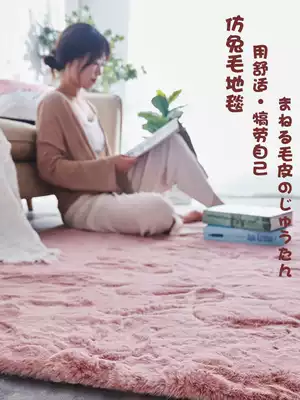 Special price imitation rabbit plush carpet living room coffee table blanket dirty bedroom full room ins style girl bedside mat