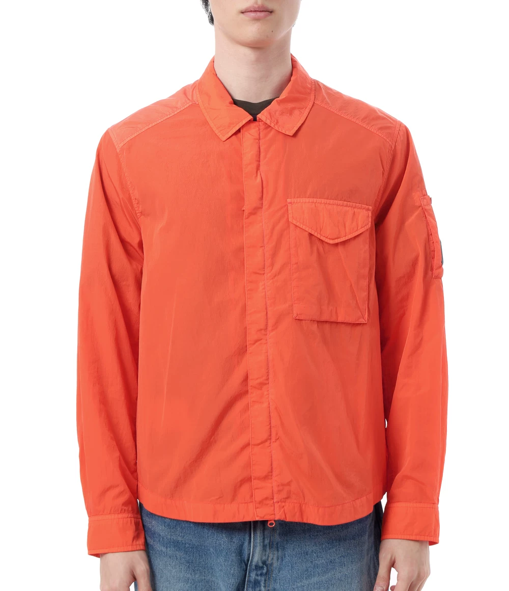 CP COMPANY Chrome-R men's windproof and water-repellent quick-drying zipper shirt jacket 18CMOS095A