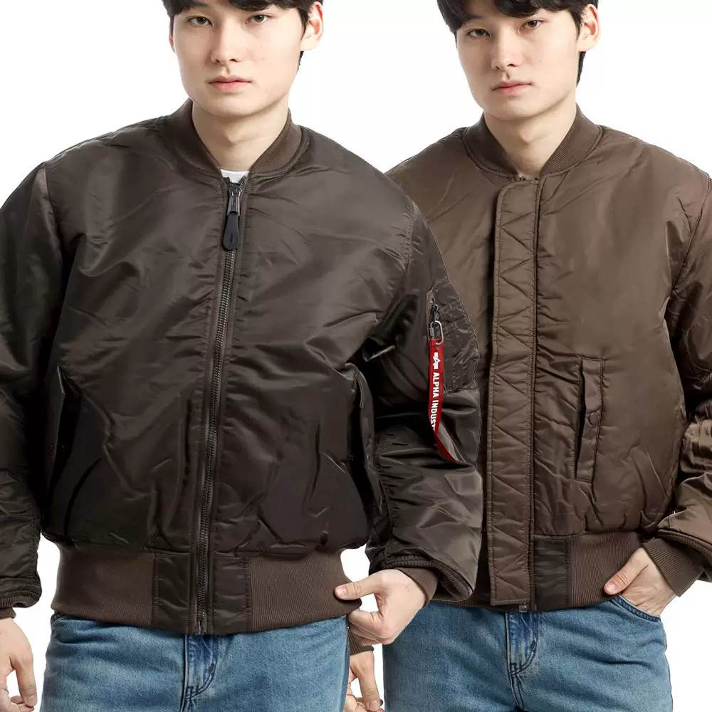 ALPHA INDUSTRIES Alpha MA-1 мужская классическая двусторонняя бомбер-куртка MJM21000C1