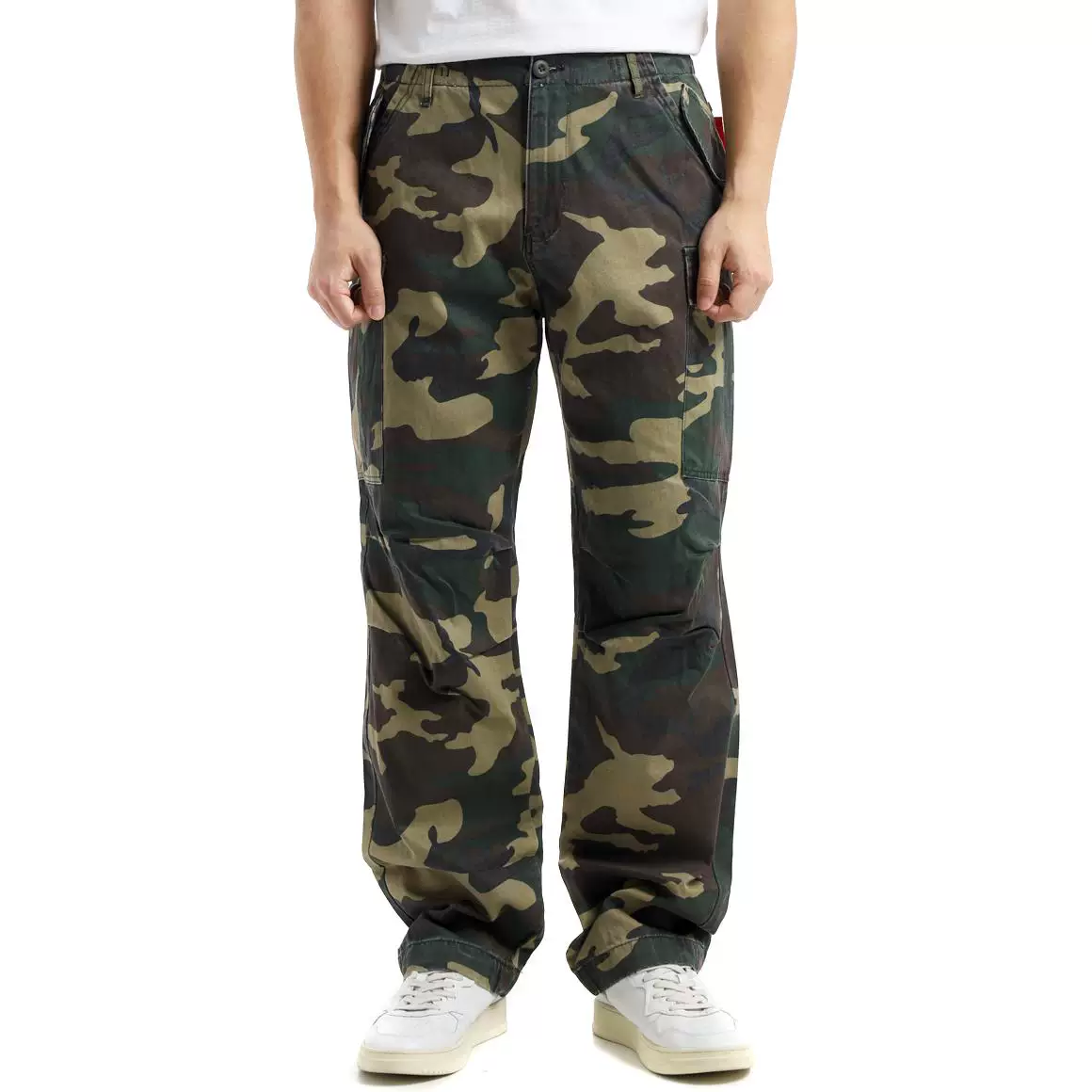 Камуфляжные мужские повседневные брюки MBM52500C1 бренда ALPHA INDUSTRIES Alpha M-65 PANT