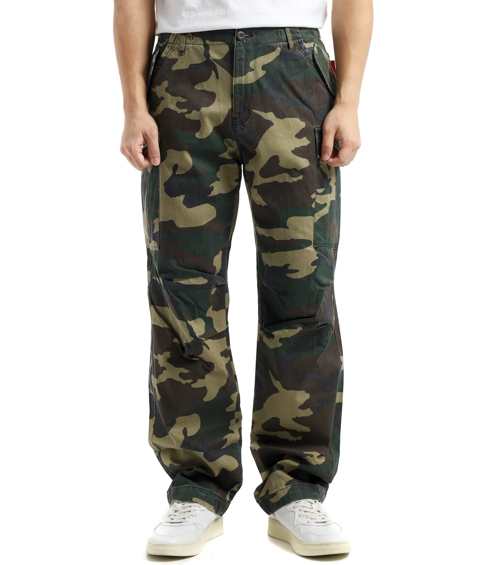 Камуфляжные мужские повседневные брюки MBM52500C1 бренда ALPHA INDUSTRIES Alpha M-65 PANT