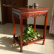 Solid Wood Flower Shelf Elm Fish Tank Rack Chishi Table Bonsai Table Superload Bearing Handicraft Base Flower Racks Whole Dress Bonsai Racks