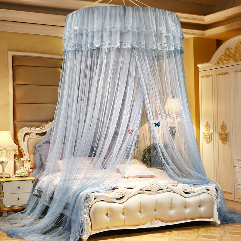Big mái vòm đỏ lưới trần cưới công chúa đám cưới lưới giường 1,2 1,5 m 1.8m - Lưới chống muỗi mùng ngủ 4m