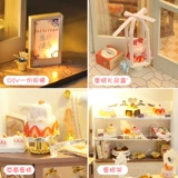 天予 Хижина, домик, конструктор, памятная игрушка, «сделай сам», домик своими руками, подарок на день рождения