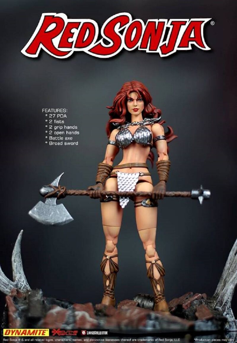 1/12レッドソニア　REDSONIA Executive Replicas 1/12 Red Sonja Action Figure In Stock | eBay