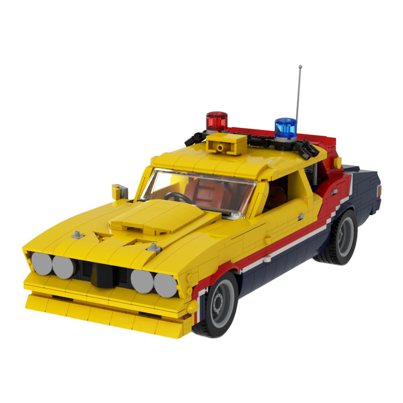 [High-Quality Brick Parts] Mad Max Ford Falcon Sports Car Moc-197005 Building Block Toy