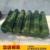 Ancient tile Hui school building Gai tile floor tile Flower along the drip ditch gazebo Temple courtyard wall Ancestral hall Roof tile Ridge tile