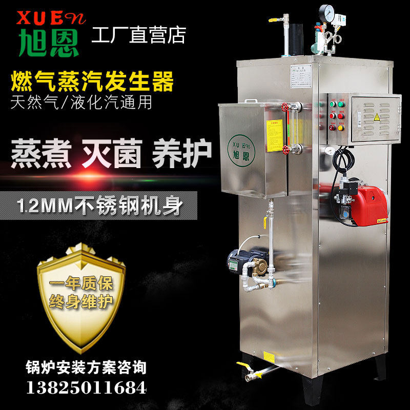 Gas steam boiler commercially friendly vertical industrial fully automatic stainless steel energy-saving natural gas steam generator