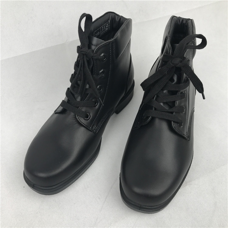 Chasing you and running to lose shoes Black winter formal dress casual business square toe leather shoes