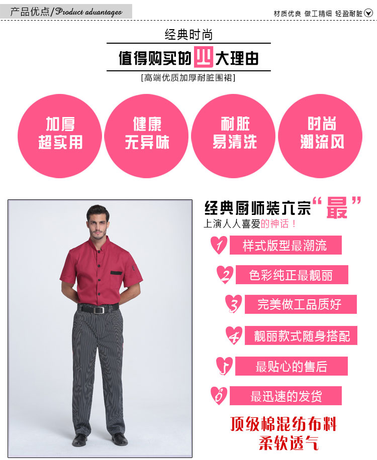 Uniforme de cuisinier ANYCARE - Ref 1908152 Image 31