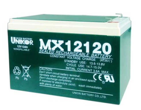 South Korean Friends United Accumulator MX12120 12V12AH Maintenance-free Lead-acid Storage Battery