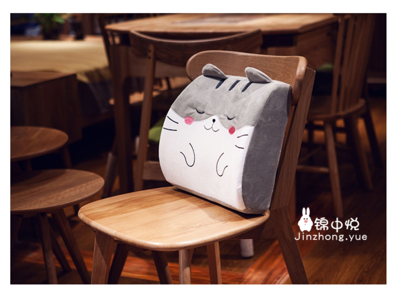 Dễ thương đệm gối văn phòng hỗ trợ thắt lưng đệm mat phụ nữ mang thai ghế làm việc thắt lưng gối thắt lưng gối thắt lưng - Trở lại đệm / Bolsters gối tựa lưng sofa cao cấp