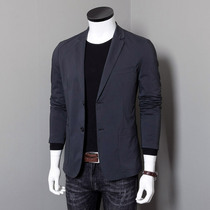 Suit mens slim Korean version of the trend autumn business casual mens small suit one-piece top thin single western jacket